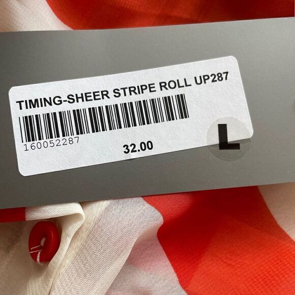 Timing Sheer Button-Up Blouse - Picture 8 of 8